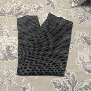 Woman’s Black Patterned Pants